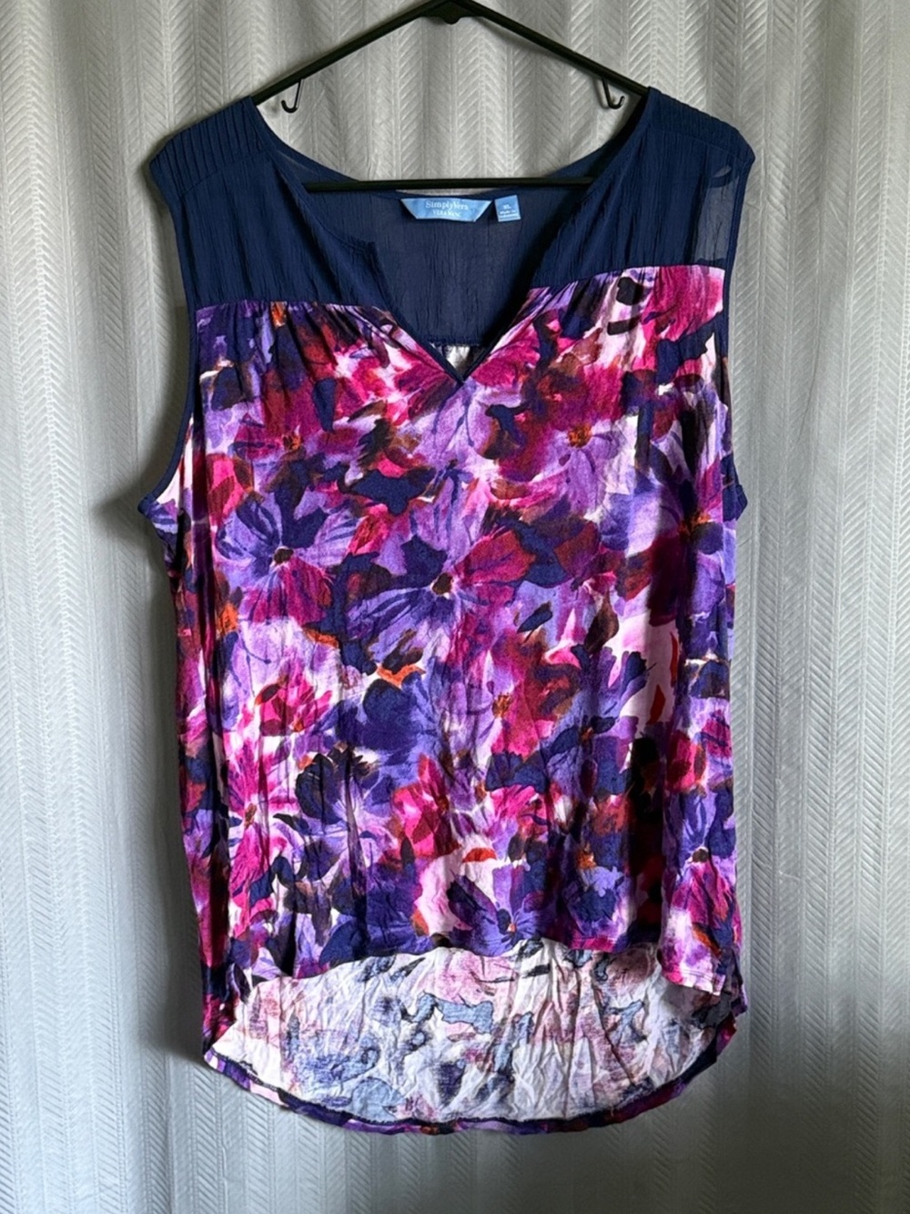 Simply Vera Vera Wang Floral Tank Top